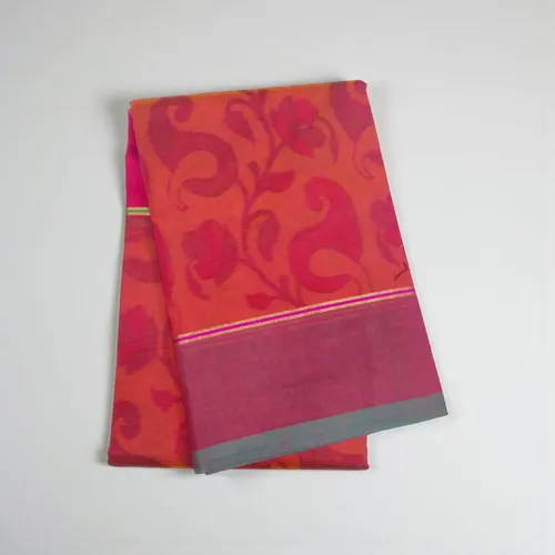 Silk cotton saree-A0747